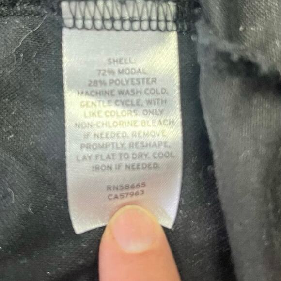 Open Edit Maxi Reversible Tank Dress, Women’s XS Black Modal, Side Slits Capsule - Picture 11 of 13